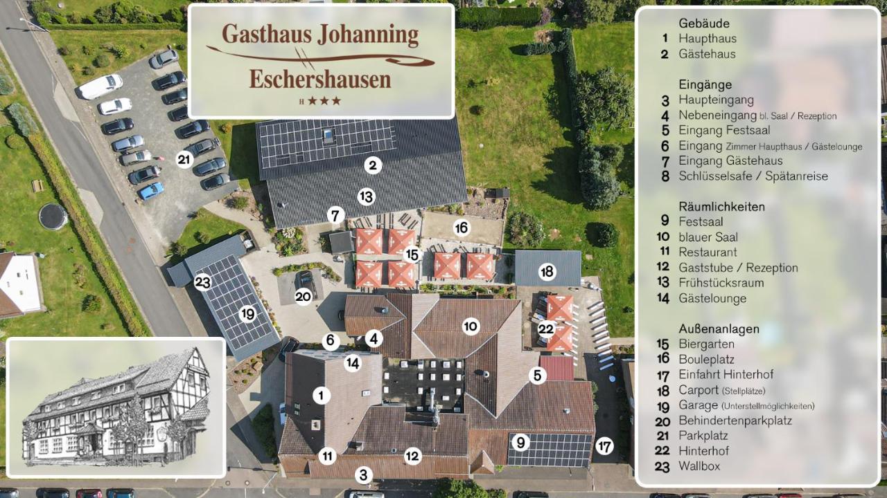 Gasthaus Johanning Ek Uslar Bagian luar foto